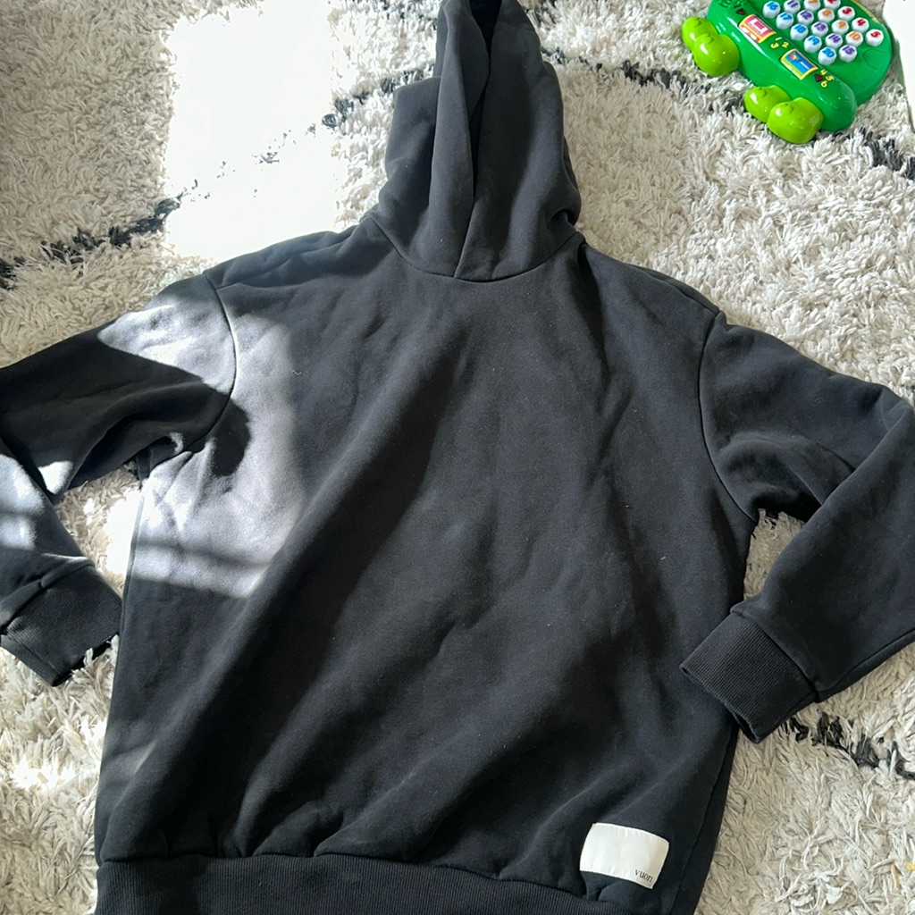Black Hoodie. Oversized And Longer. Thicker Material